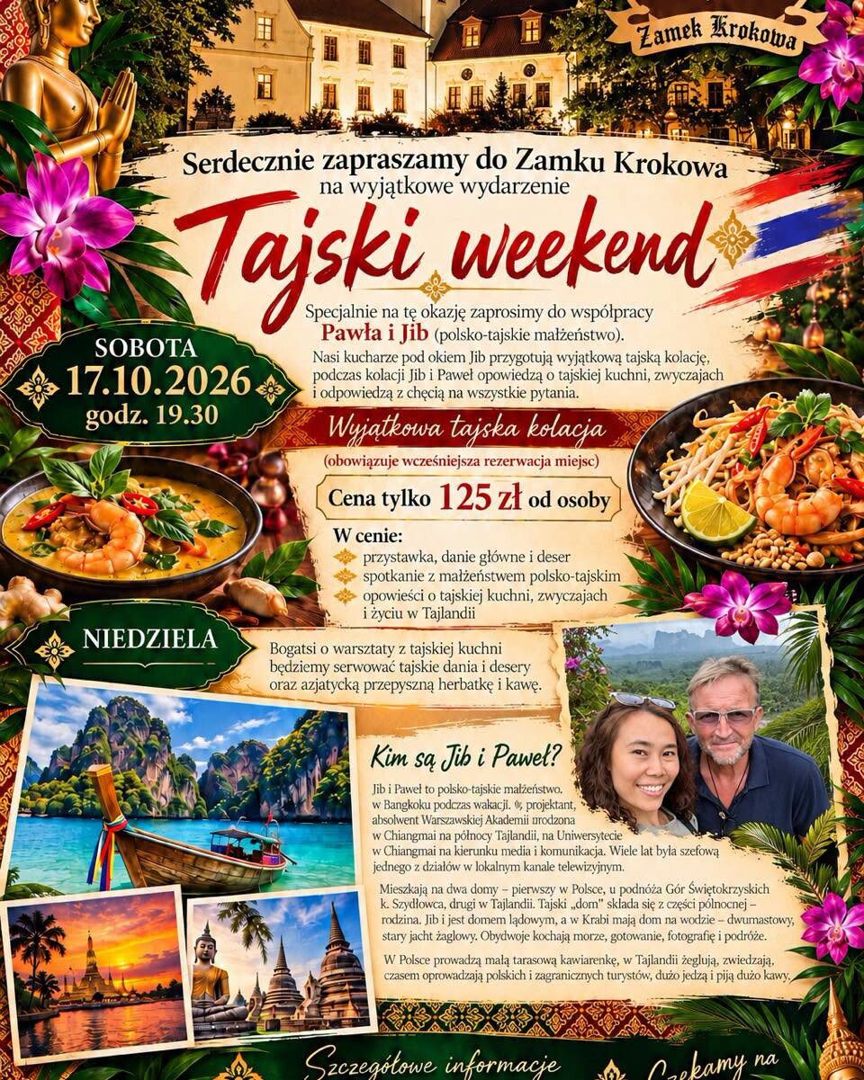 Tajski weekend w Zamku Krokowa